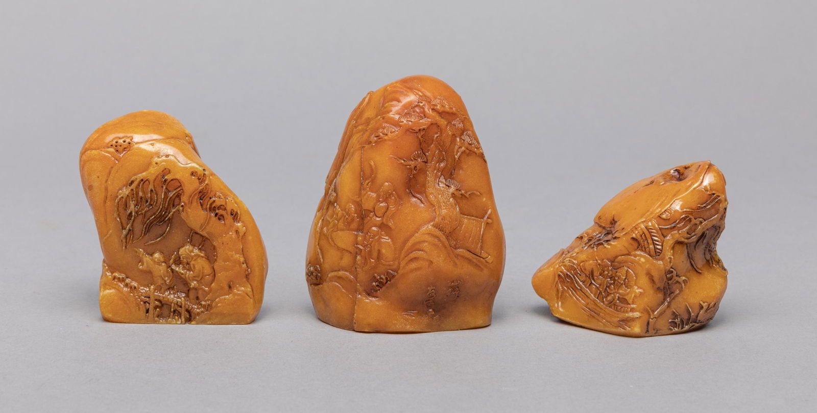 Set Chinese Table Sculptures (1 of 13)