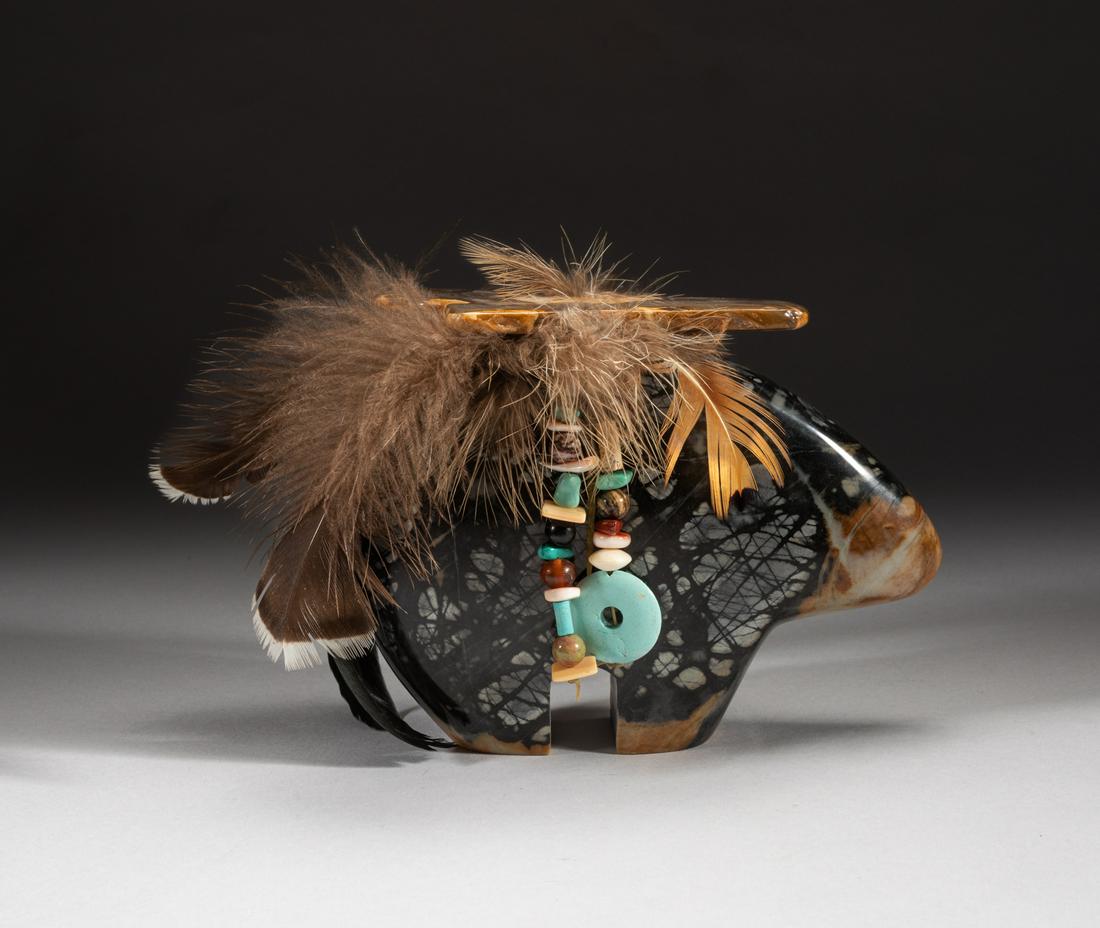 Collectible Large Zuni Jasper Sculpture (1 of 11)