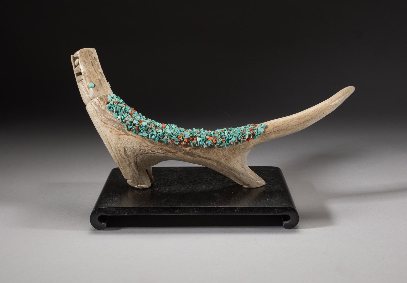 Rare Native American Zuni Horn Sculpture (1 of 13)
