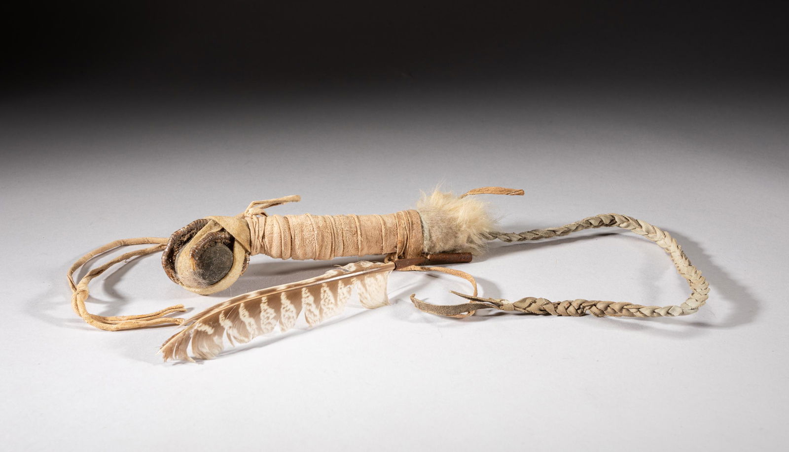 American Indian Claw & Leather Amulet (1 of 10)