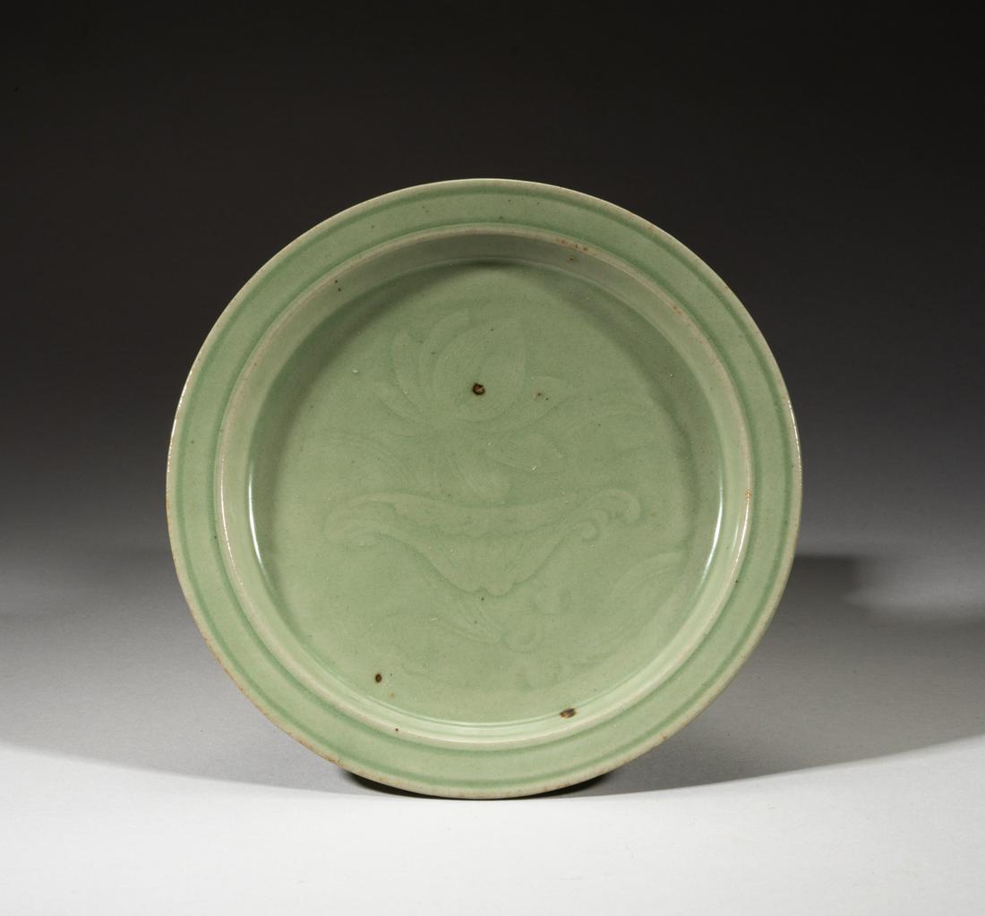 Rare Chinese Longquan Porcelain Plate (1 of 12)