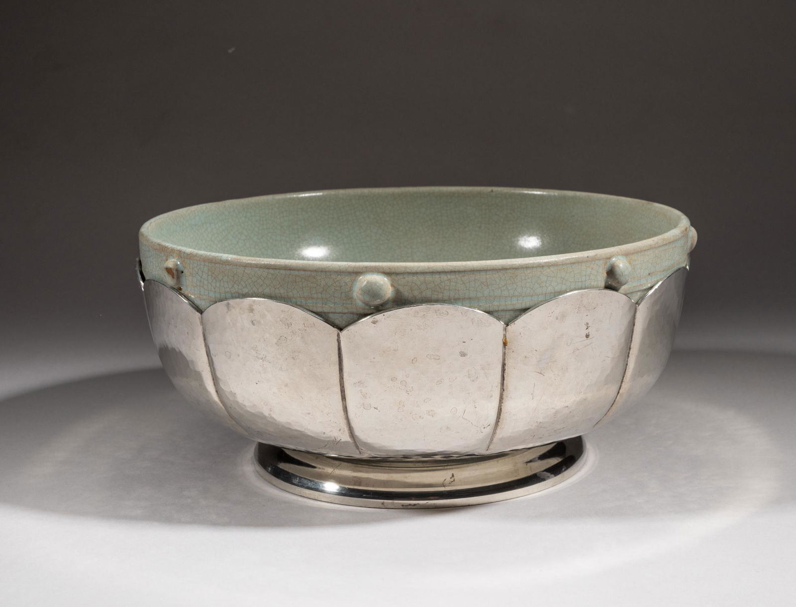 Massive Chinese Celadon Porcelain Bowl (1 of 12)