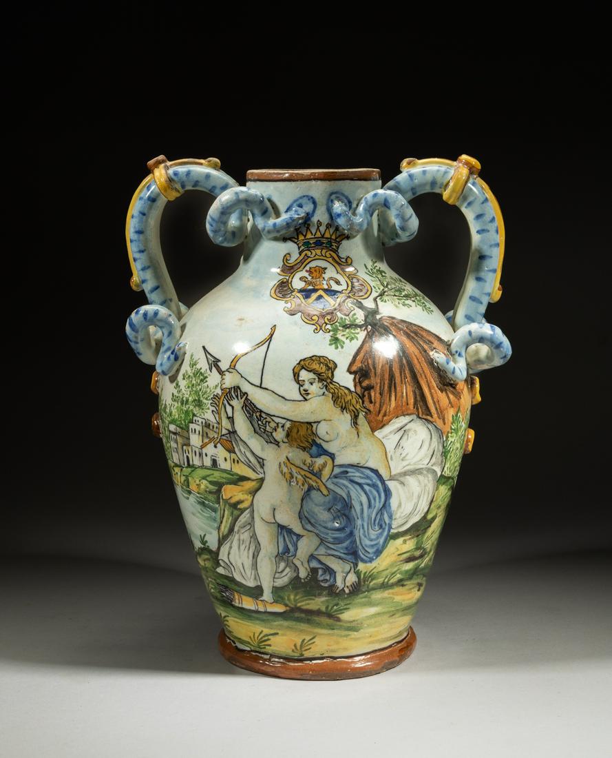 Old Italy Tuscan Ceramic Urn (1 of 13)