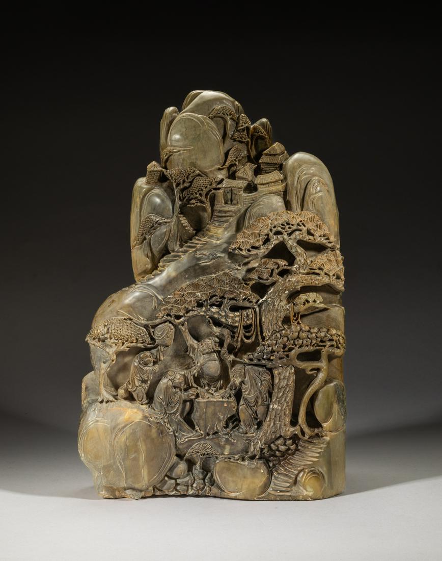 Large Chinese Shoushan Stone Sculpture (1 of 10)