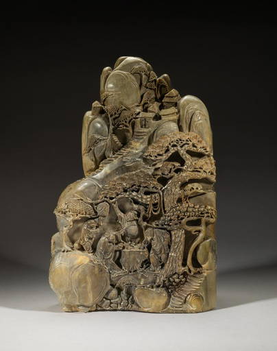 Large Chinese Shoushan Stone Sculpture