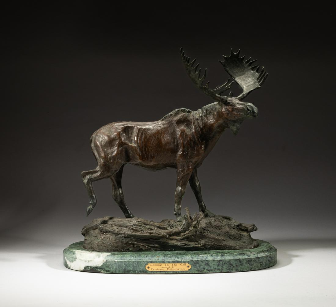 Bronze Pere David's Deer, After Remington (1 of 14)