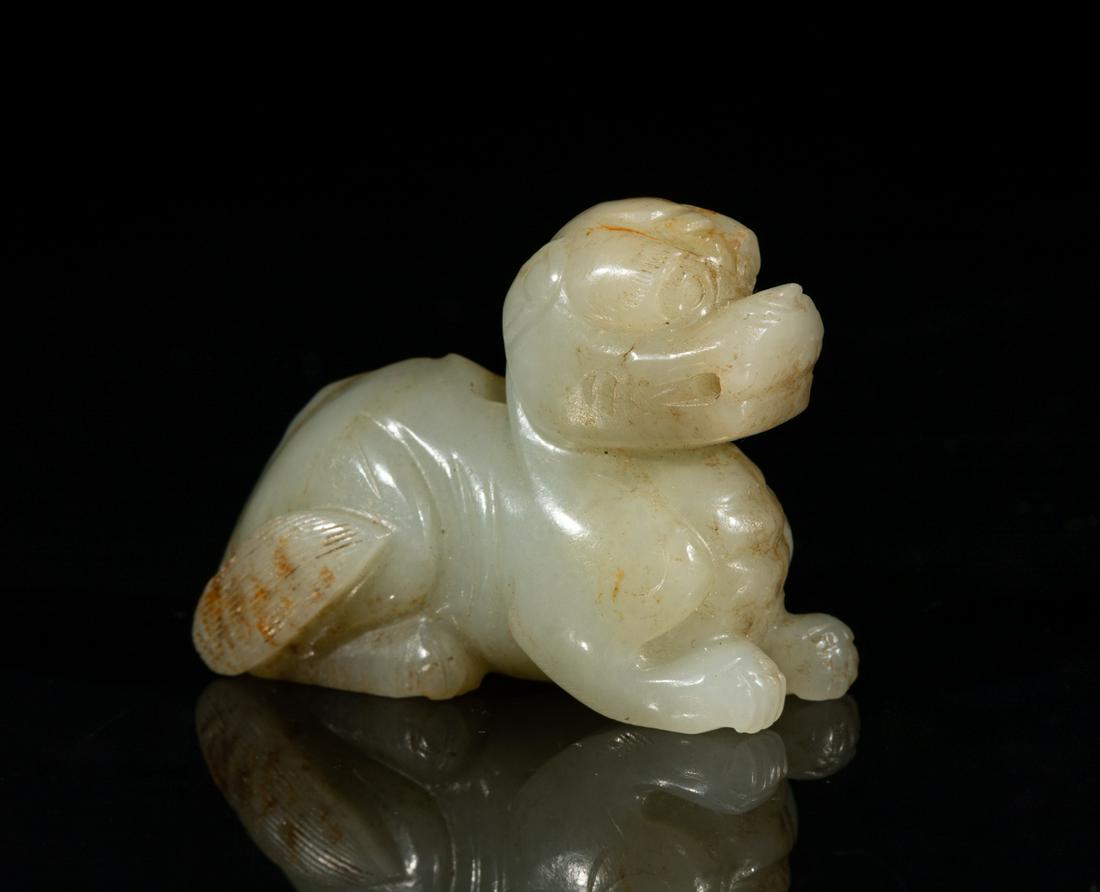Chinese Sung Type Russet Jade Beast (1 of 15)