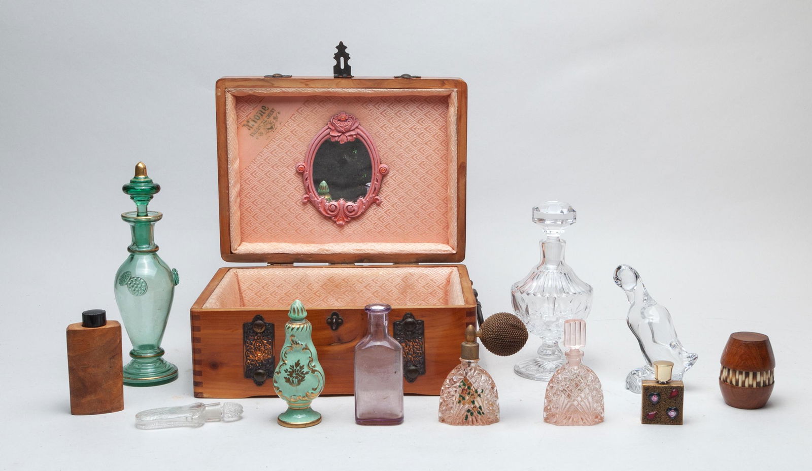 Collectible Bottles & Crystal Glass Sculpture (1 of 10)