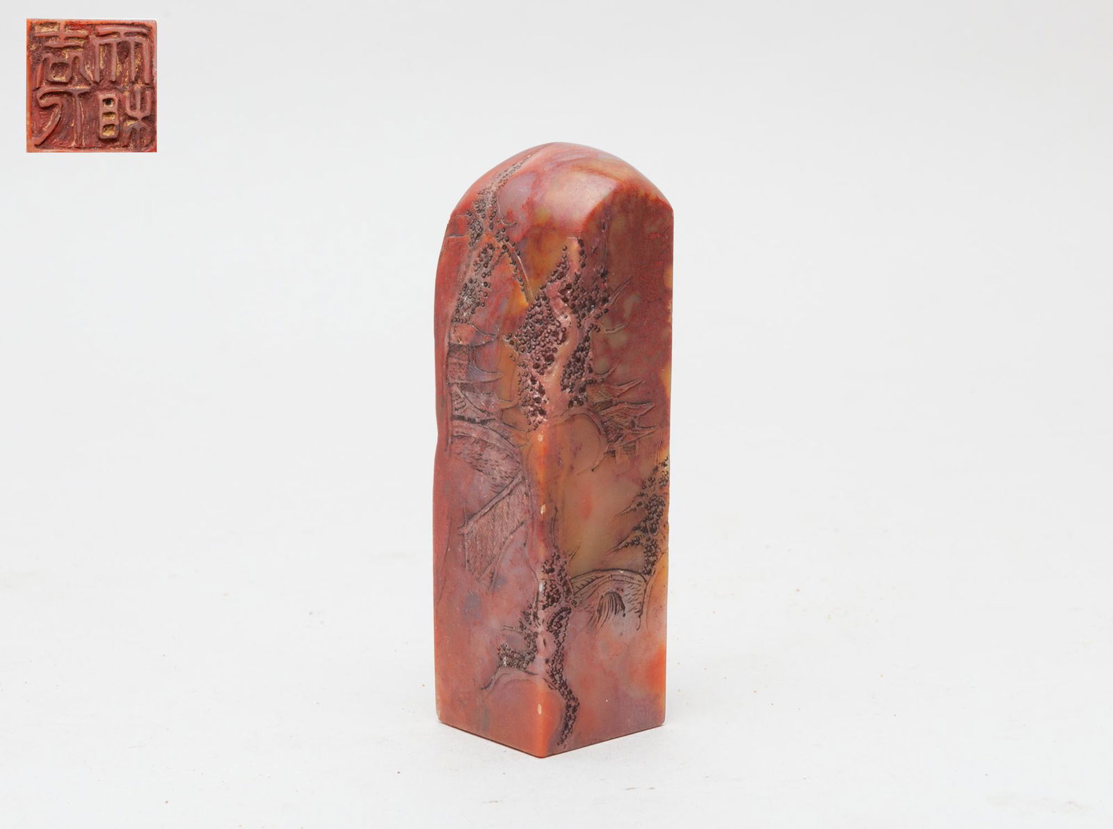 Chinese Chicken-blood Color Stone Seal (1 of 11)