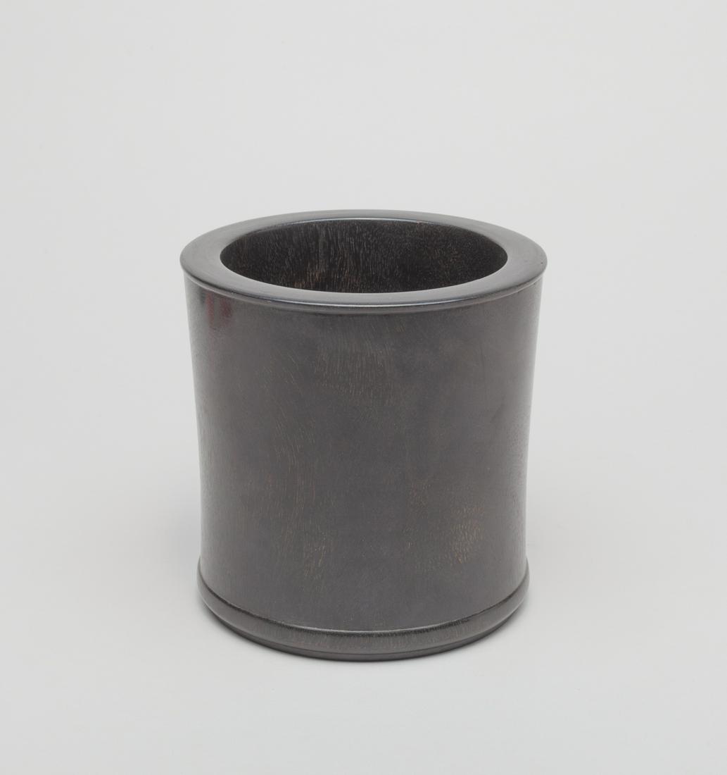 Chinese Zitan Like Brush Pot (1 of 9)