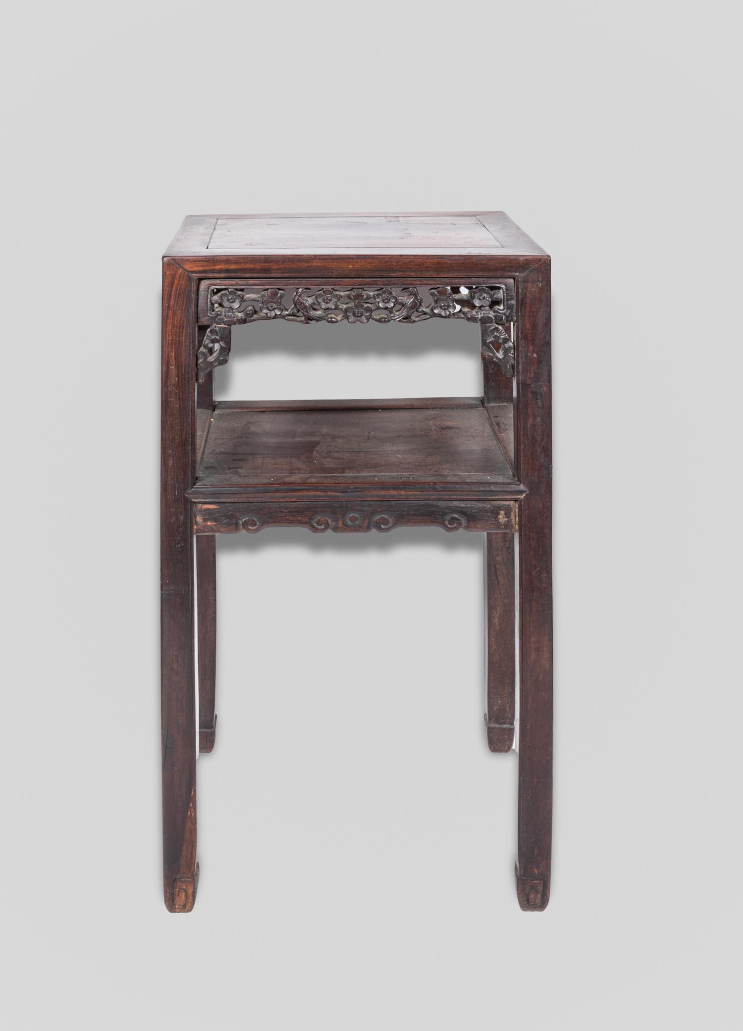 Antique Chinese Rosewood Tall Table (1 of 11)