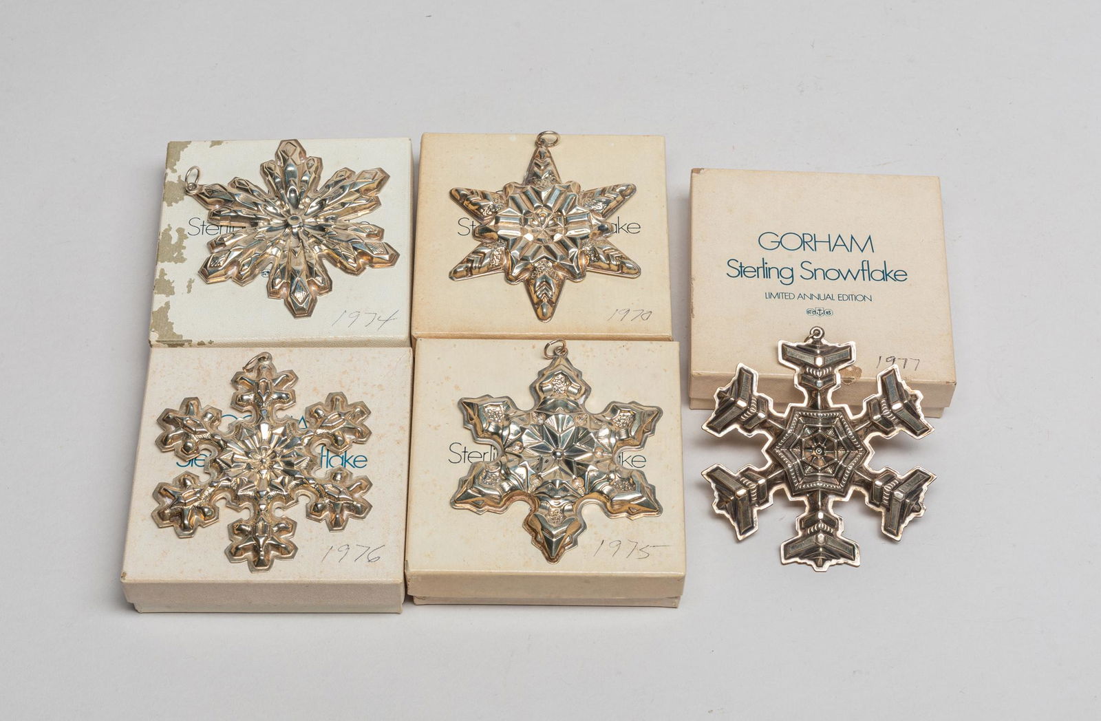 Collectible Gorham Sterling Snowflake (1 of 12)