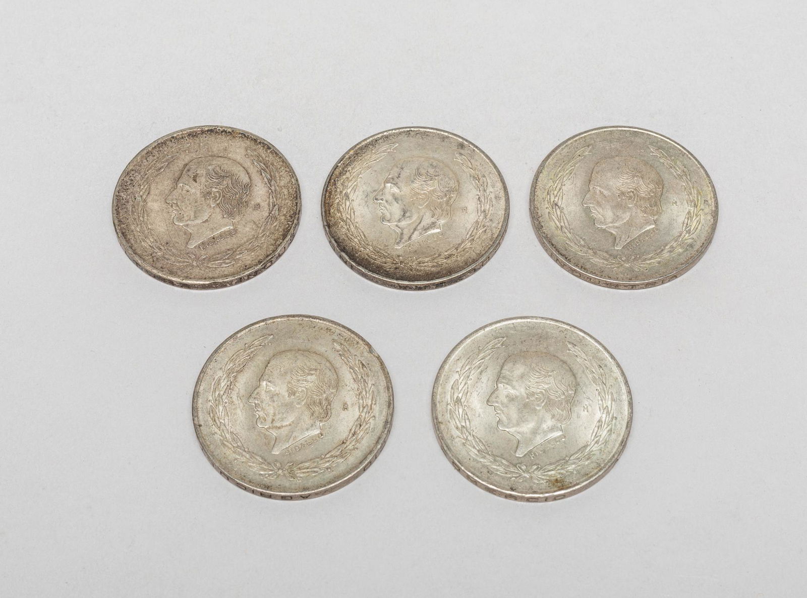 Set Mexico Silver Coins (1 of 12)