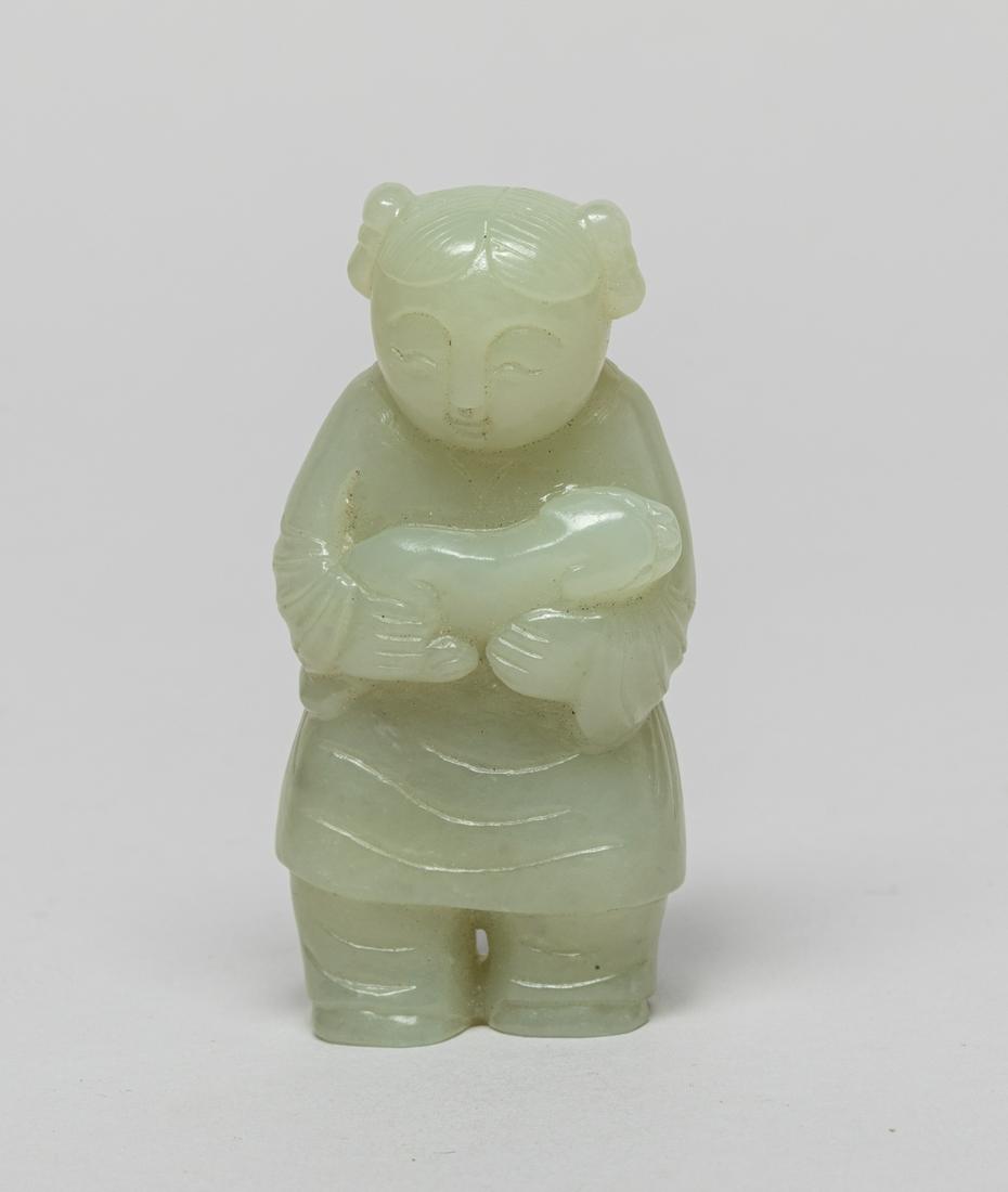 Chinese Lychee White Jade Toggle Boy (1 of 11)