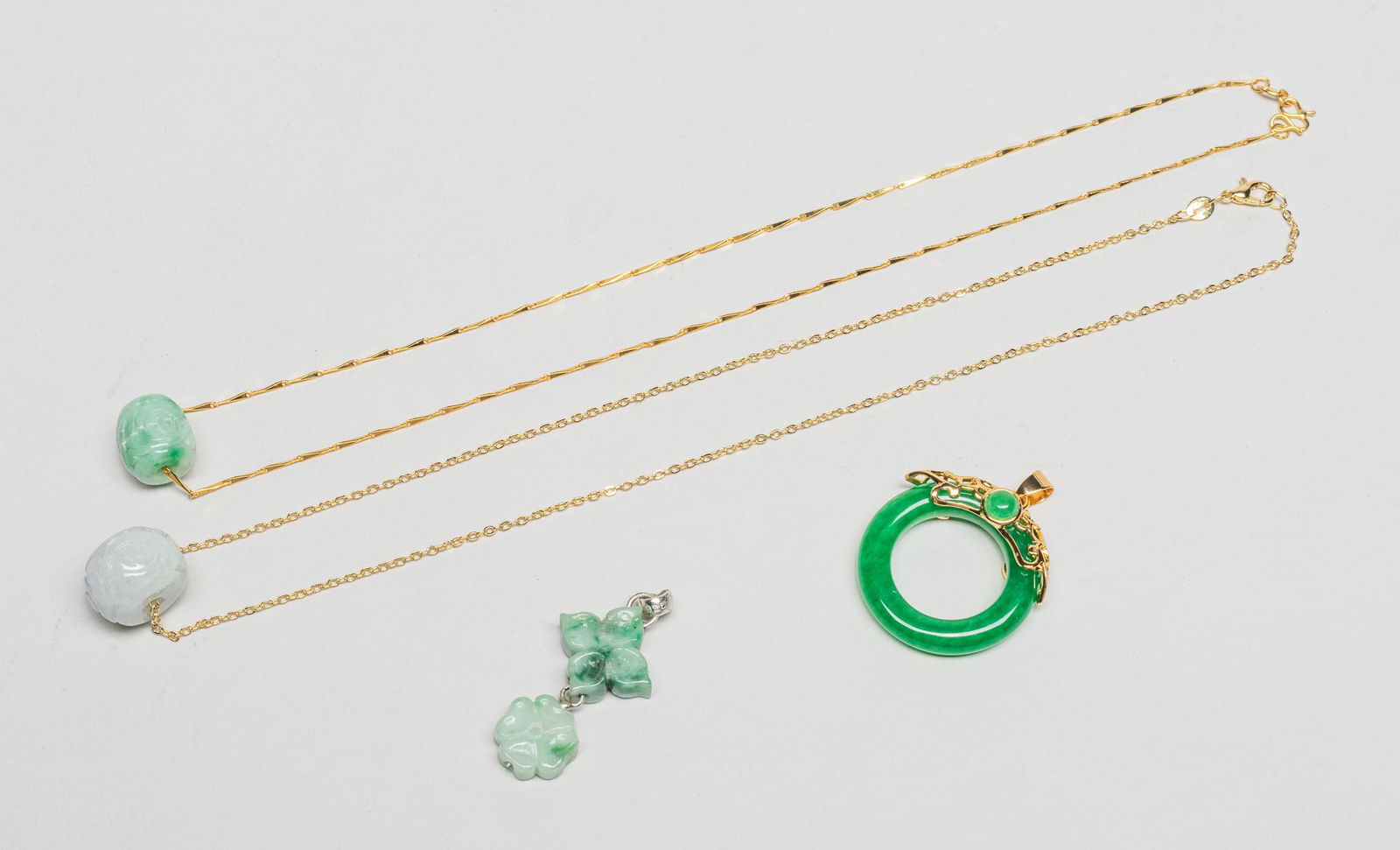 Estate Chinese Jade/ Gemstone Jewelry (1 of 13)