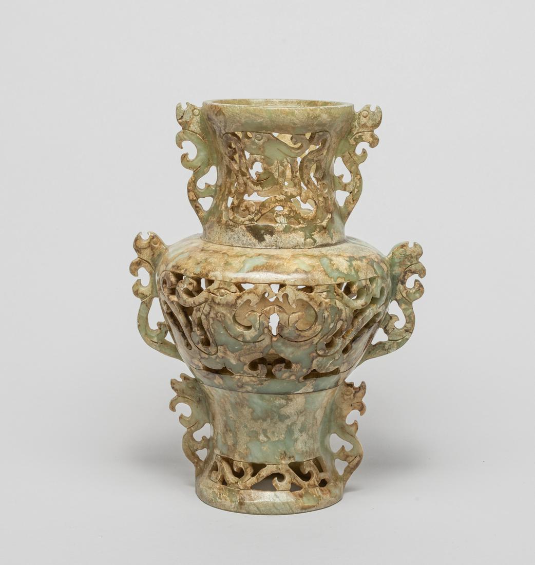 Chinese Jade Carved Vase (1 of 15)