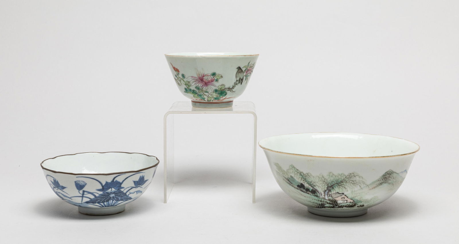Set Chinese Export Porcelain Bowls (1 of 15)
