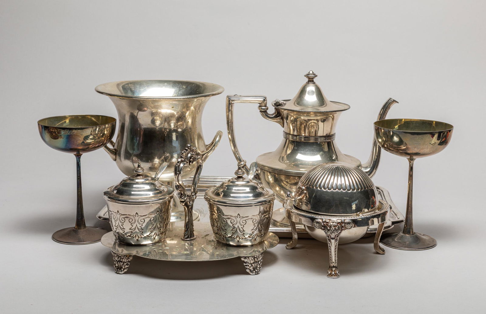 Collectible Silver-plated Services (1 of 19)