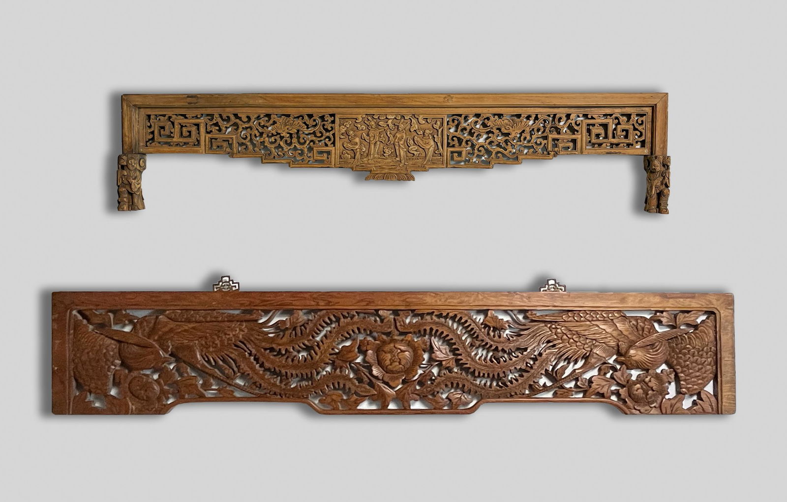 Two Chinese Old Wood Carvings (1 of 13)