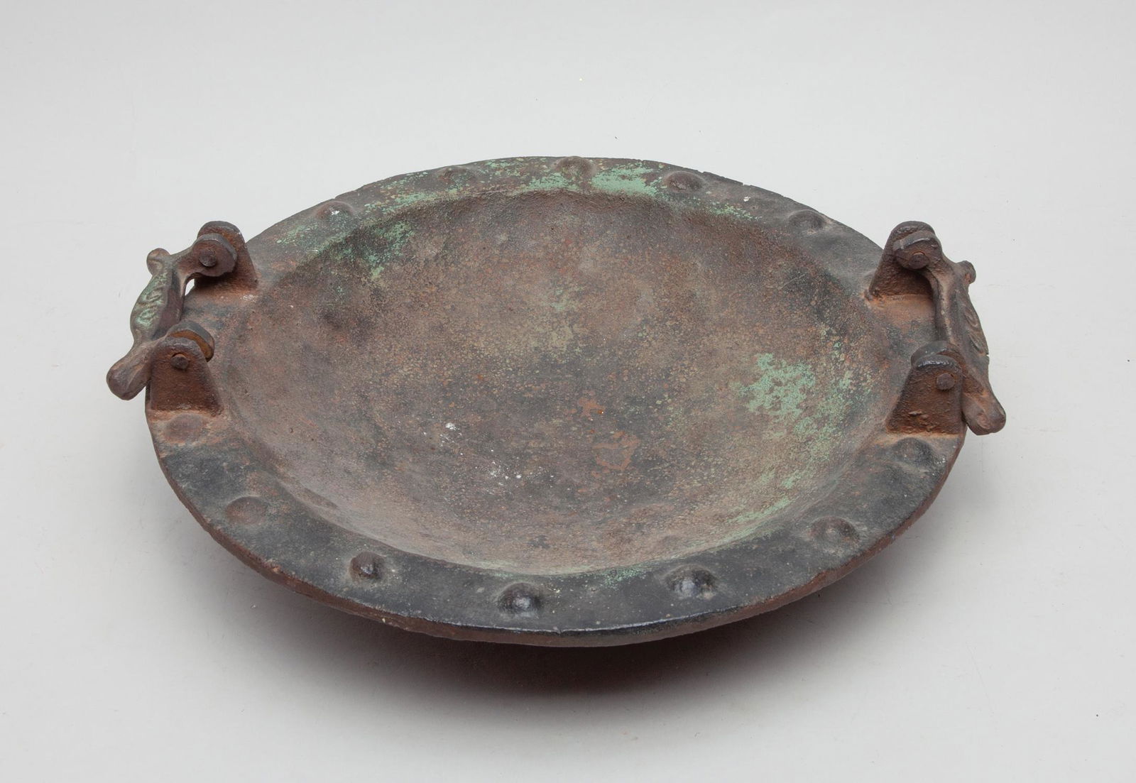 Large Antique Roman Type Metal Pot (1 of 14)