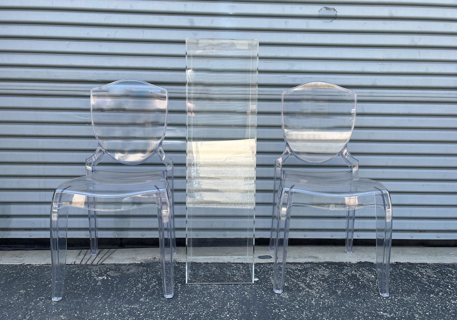 Modern Art Acrylic Chair & Stand (1 of 12)