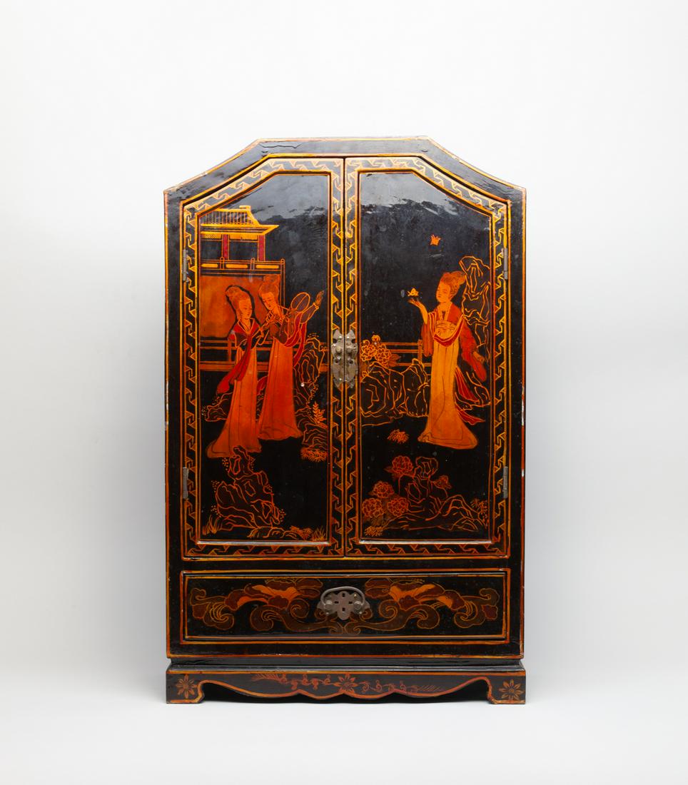 Chinese Old Lacquer Table Cabinet (1 of 13)