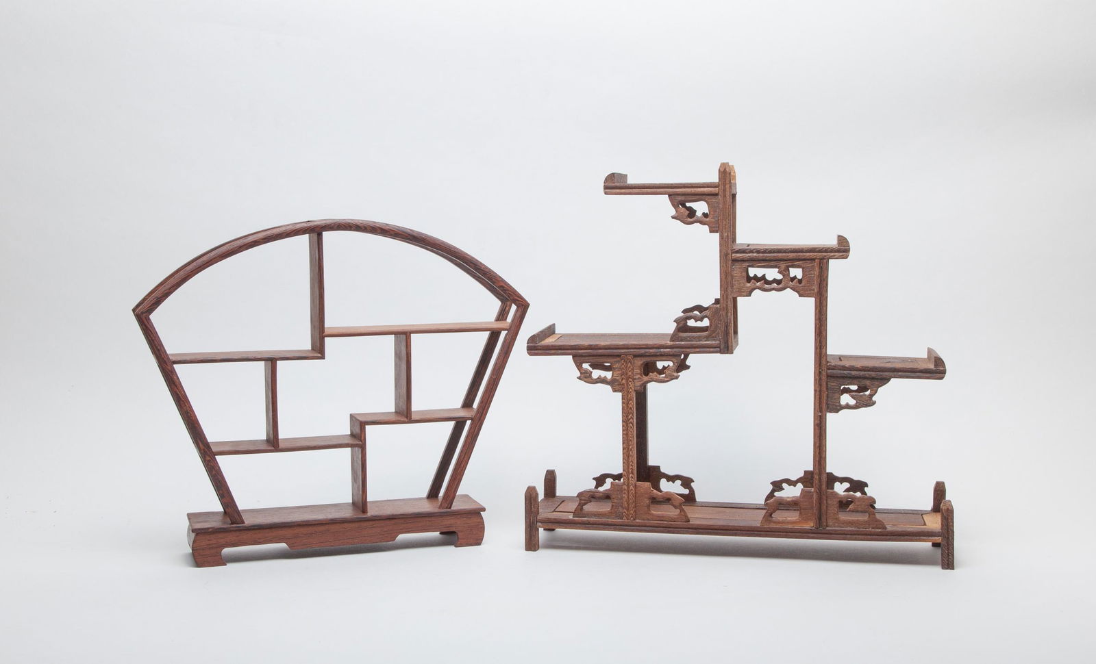 Two Chinese Wood Display Stands (1 of 13)