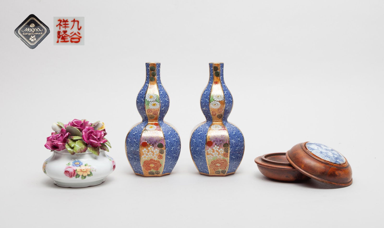 Estate Porcelain & Chinese Wood Box (1 of 16)