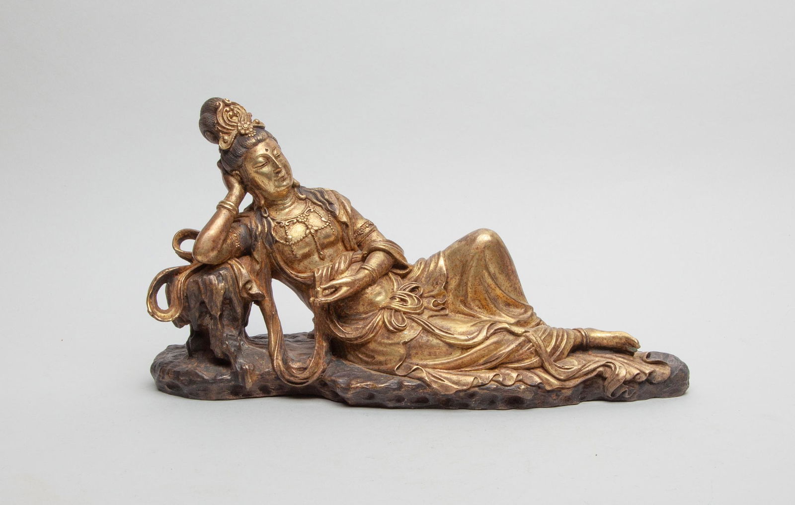 Estate Chinese Brass Buddha (1 of 11)