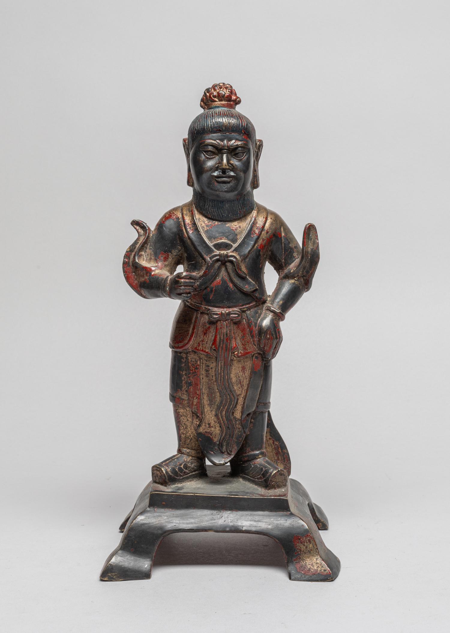 Korean Painted Metal Sculpture of Sejong the Great (1 of 11)