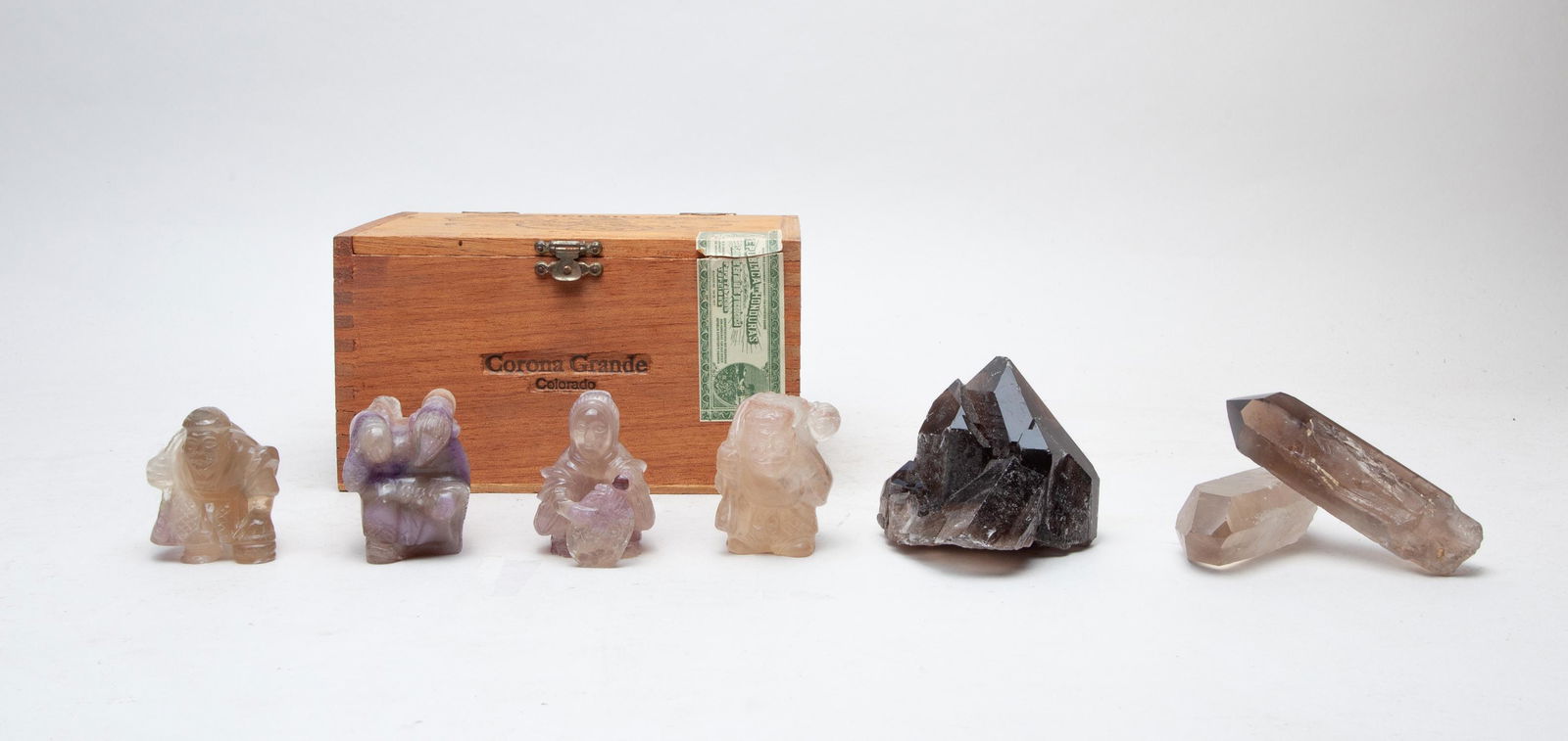 Japanese/Chinese Crystal Carvings (1 of 16)