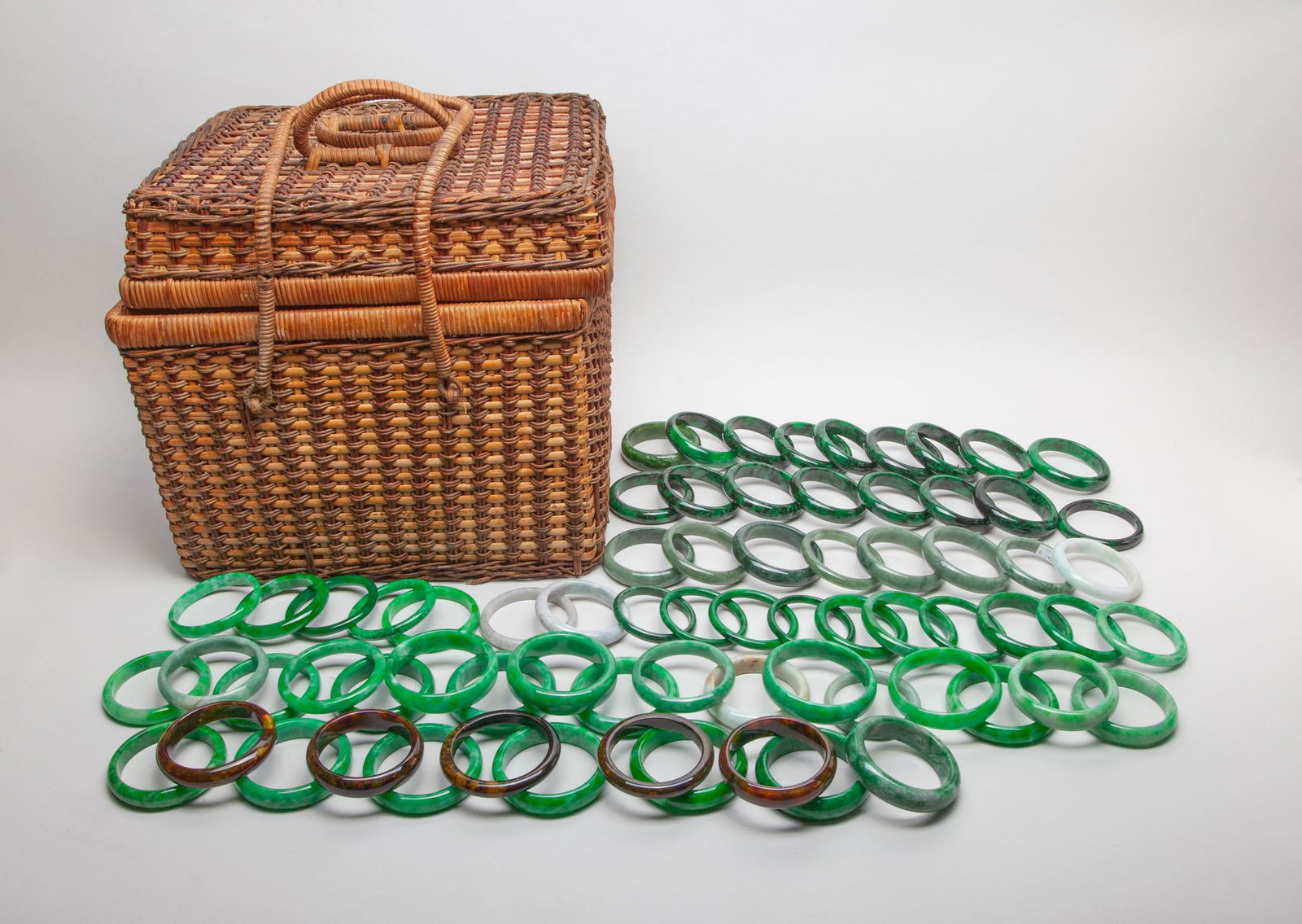 Large Group Chinese Bangles w/ Box (1 of 15)