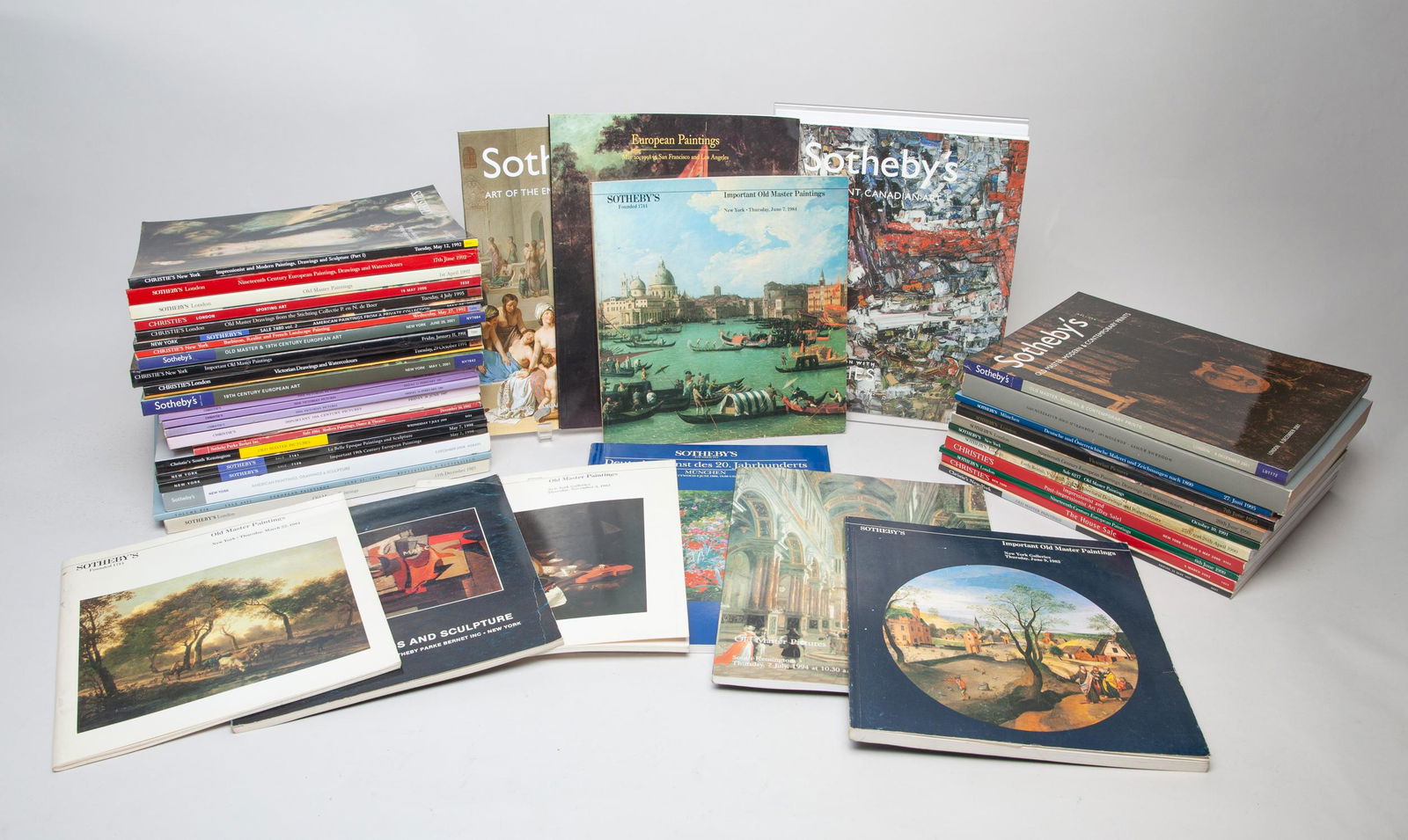 Antique Catalogs of Painting & Art: A large group of auction catalogs about painting and art. Size varies.