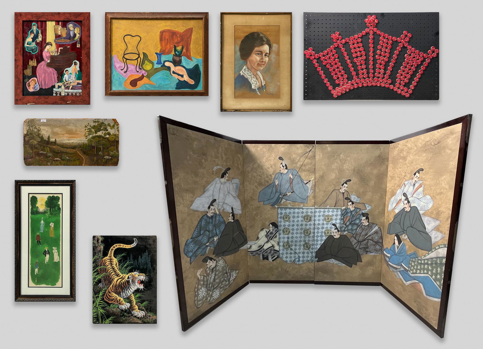 Estate Vintage Painting & Decor (1 of 19)