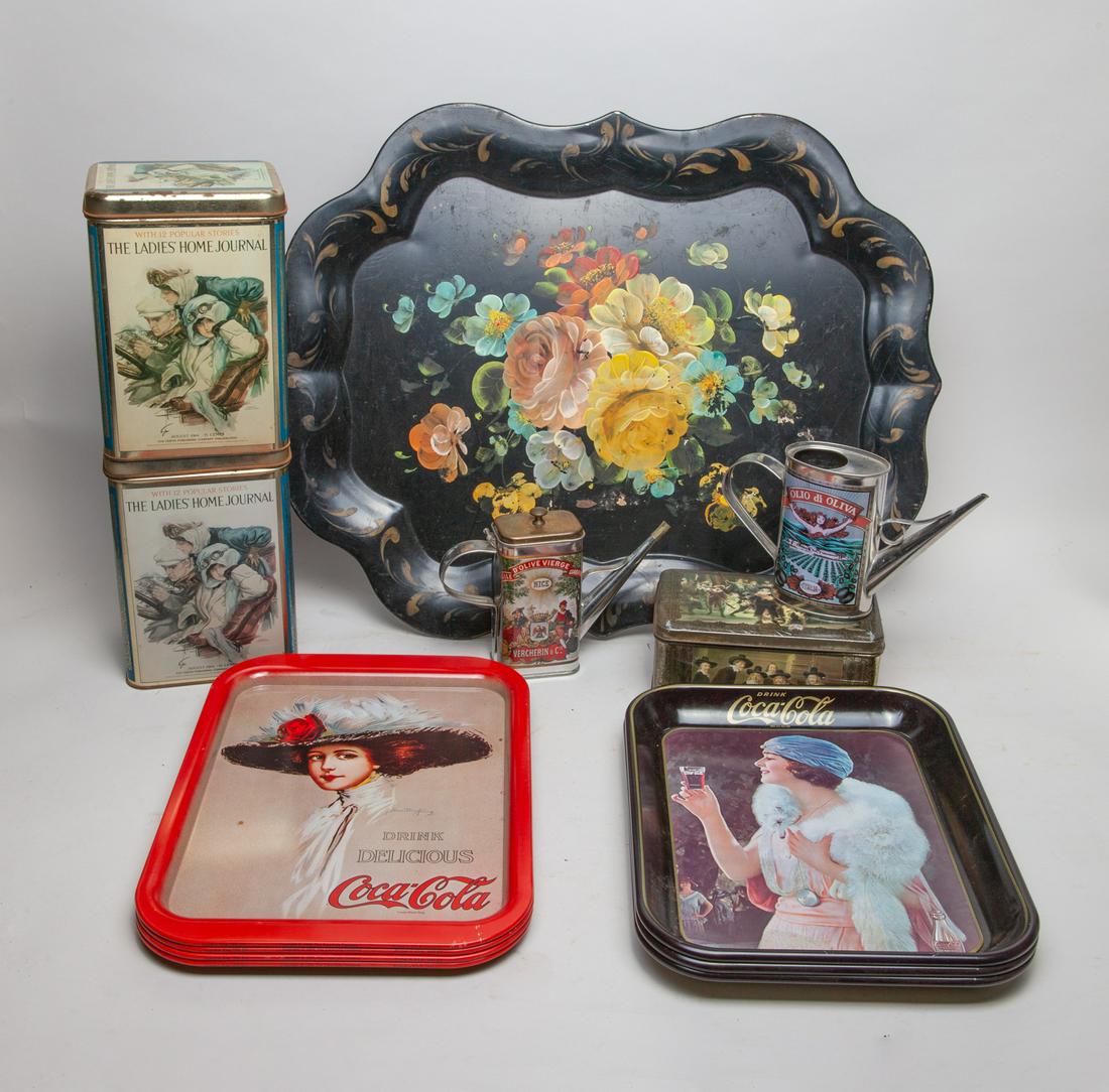 Coca Cola Tray & Metal Piece (1 of 13)