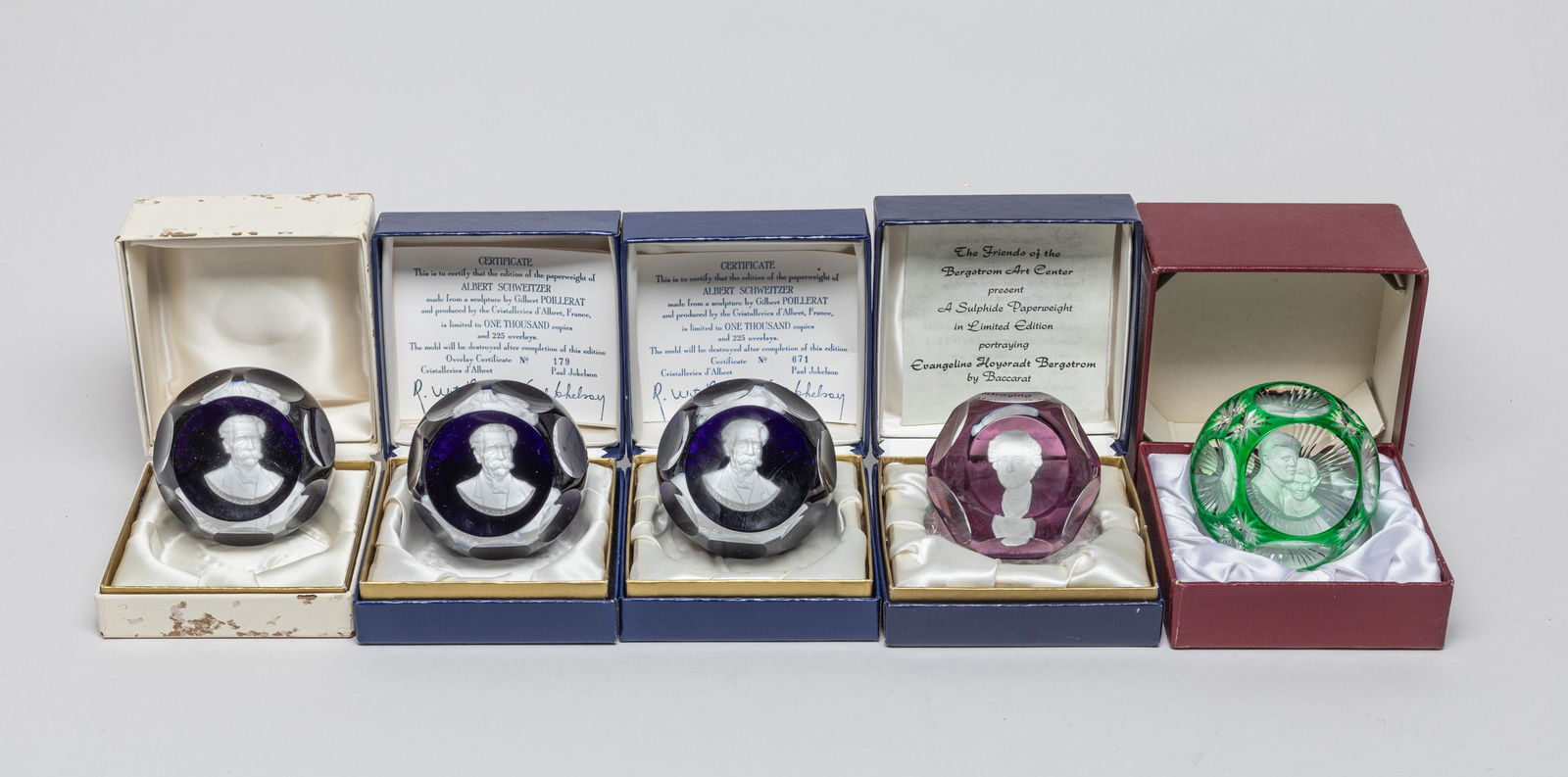 Albert Schweitzer Sulphide Paperweight (1 of 9)