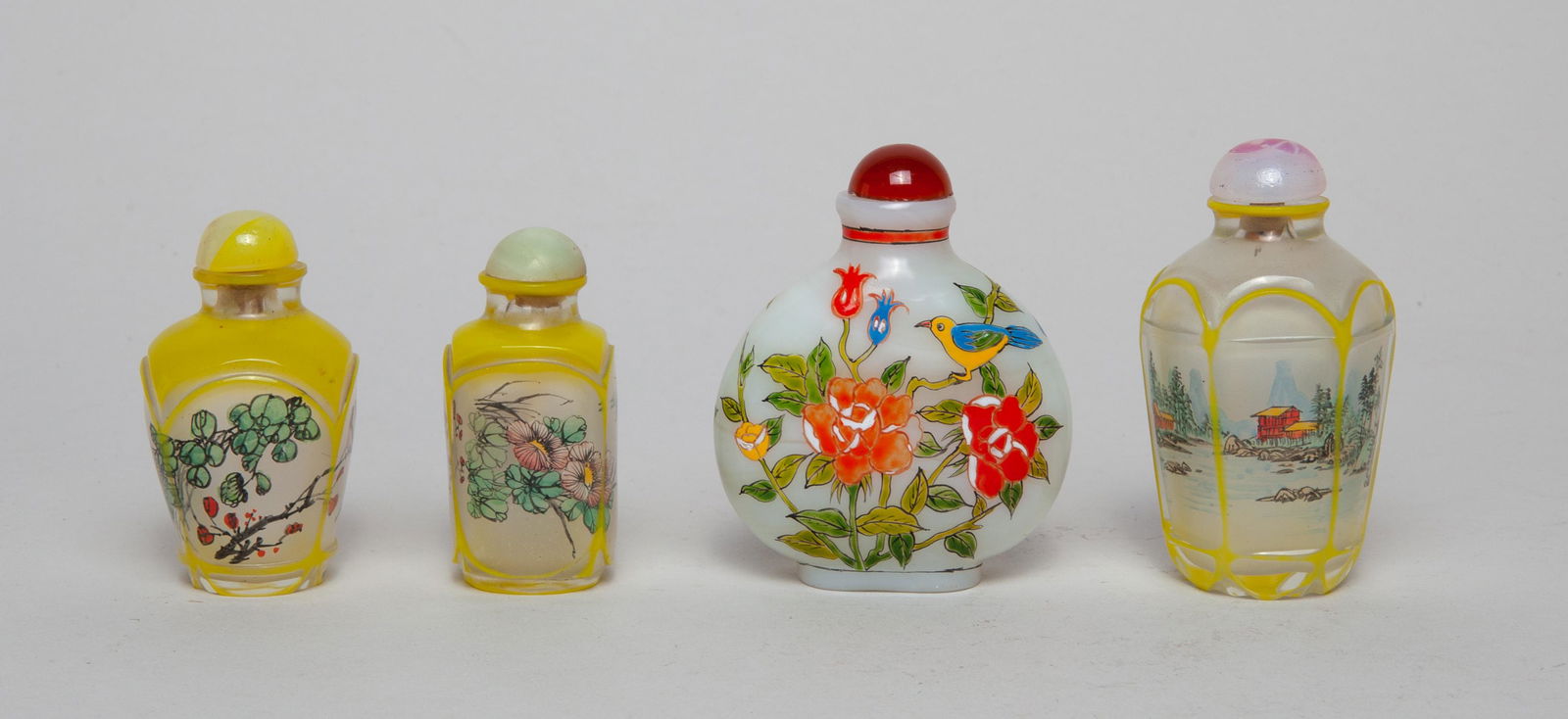 Estate Chinese Glass Snuff Bottles (1 of 10)