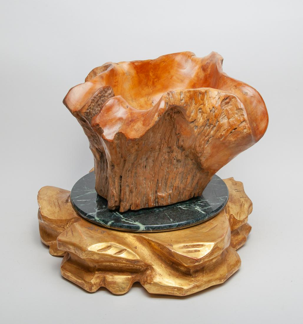 Large Modern Art Wood Centerpiece (1 of 13)