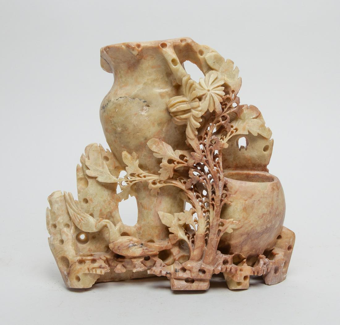 Chinese Export Large Stone Sculpture (1 of 9)