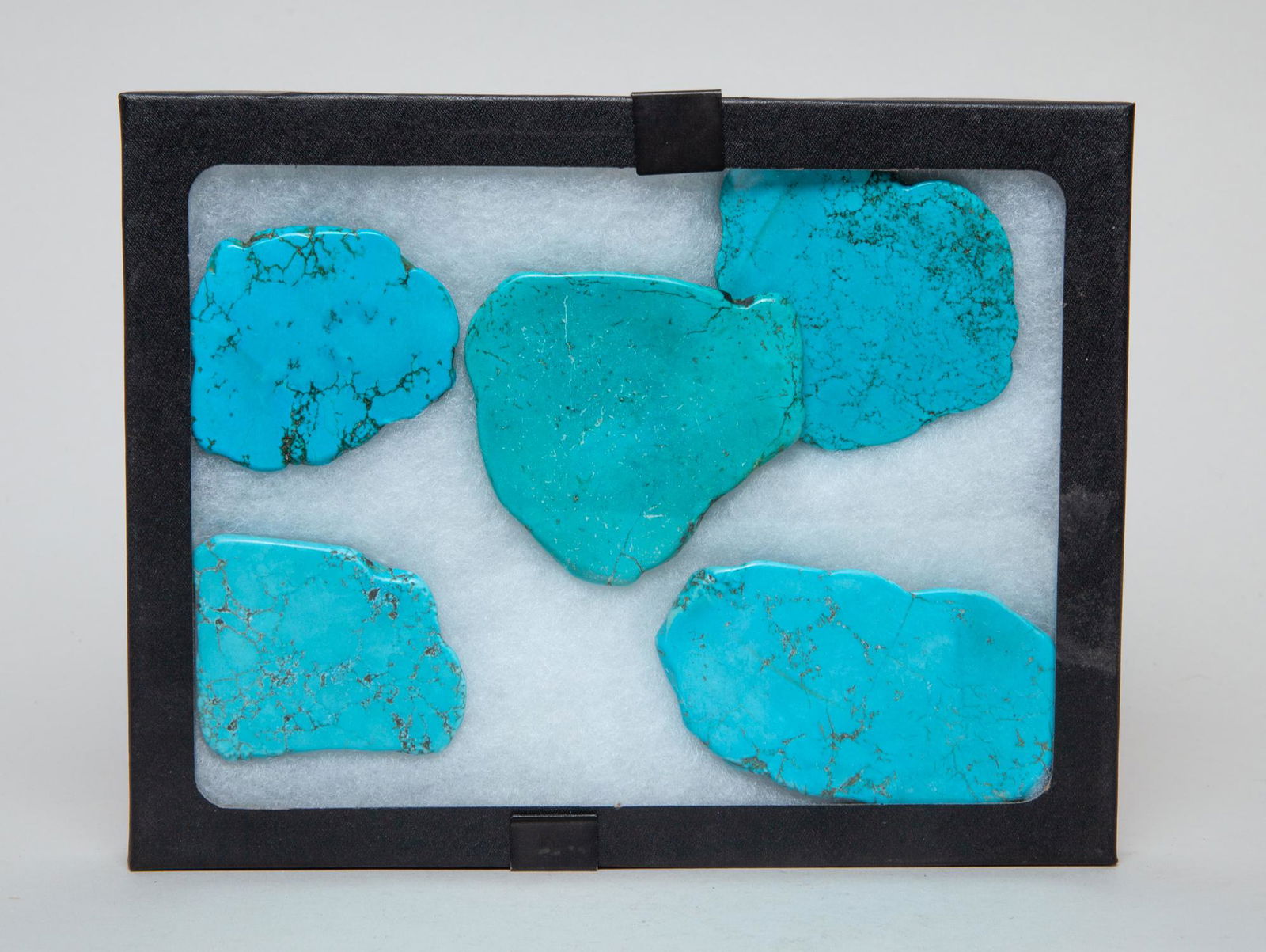 Set Turquoise Gem Stone Slabs (1 of 9)