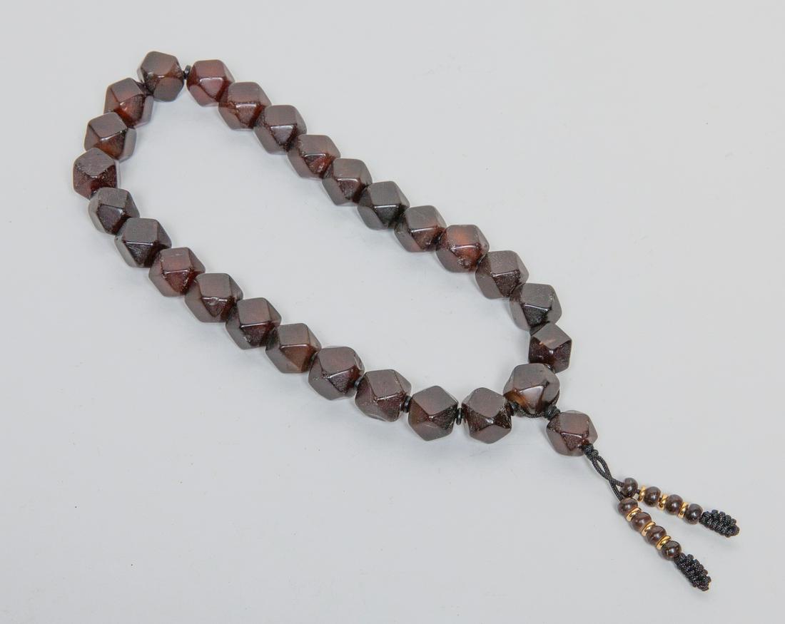 Chinese Honey Agate Beads Necklace (1 of 7)