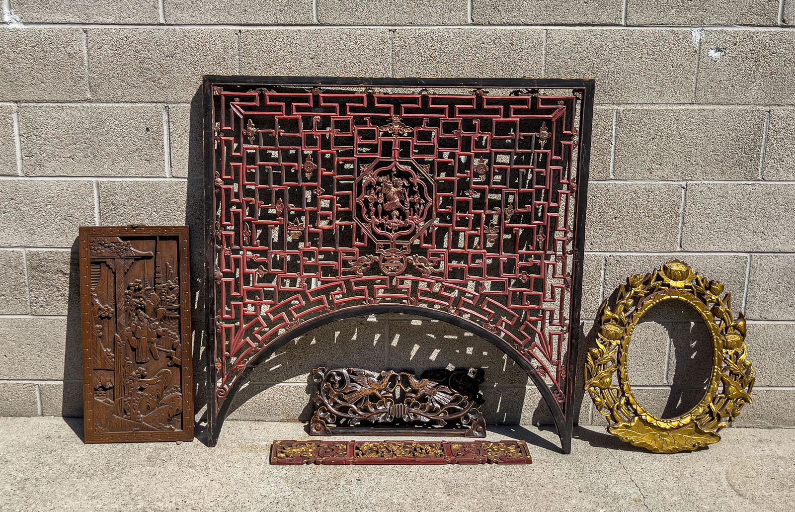 Antique/Vintage Chinese Wood Panels (1 of 13)