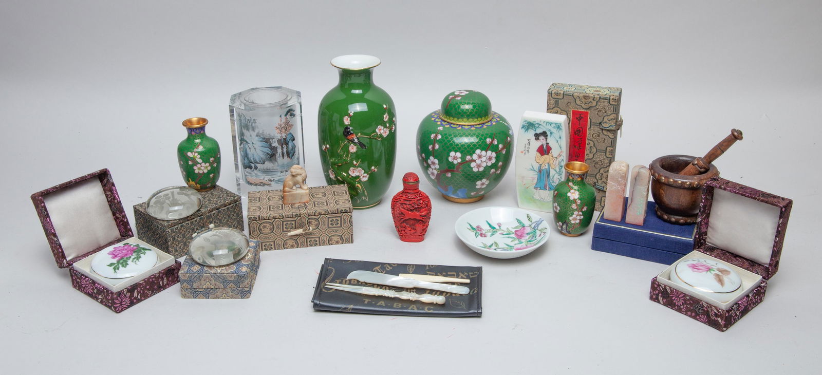 Estate Chinese Seal, Cloisonne & Porcelain (1 of 18)