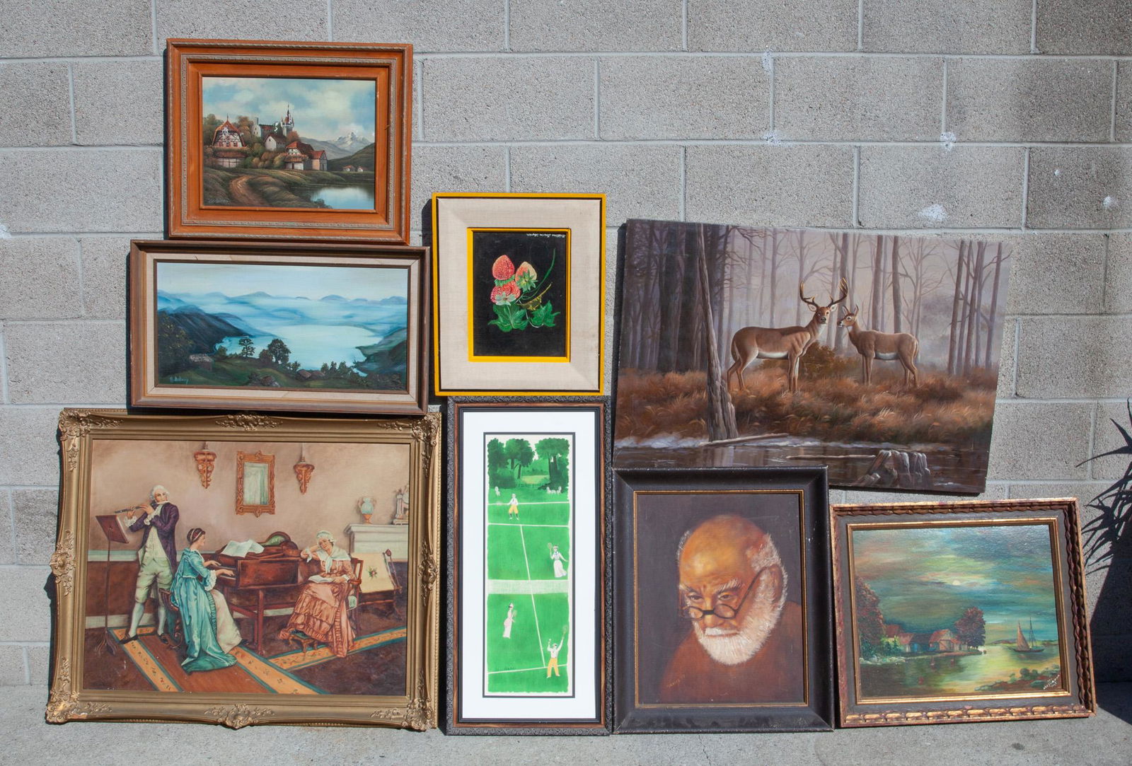 Estate Oil Painting & Hanging Decors (1 of 15)