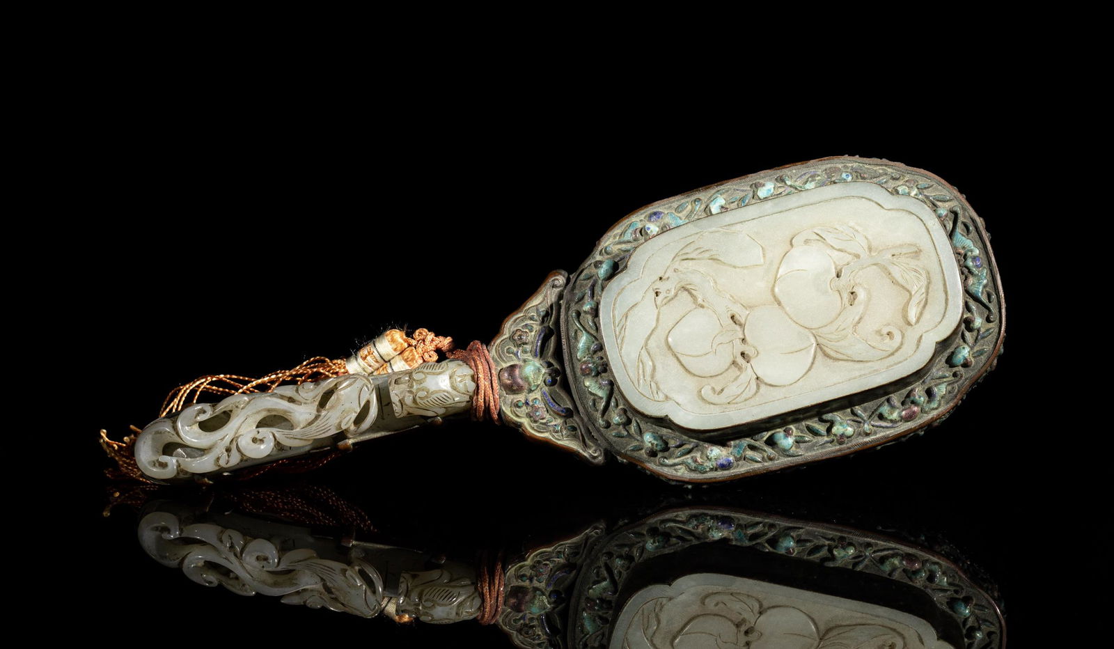Collectible Chinese Jade Mirror (1 of 14)
