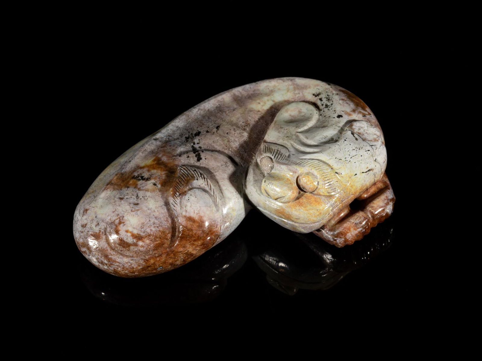 Chinese Burnt Jade Beast (1 of 12)