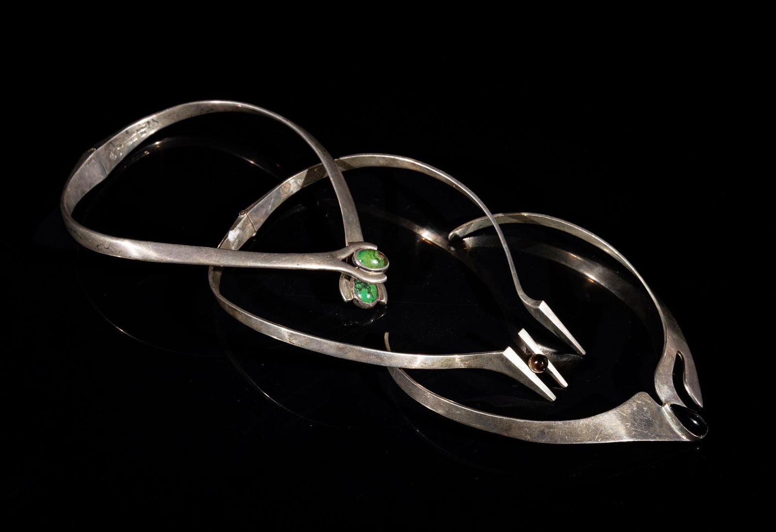 Vintage Silver & Gemstone Choker (1 of 12)