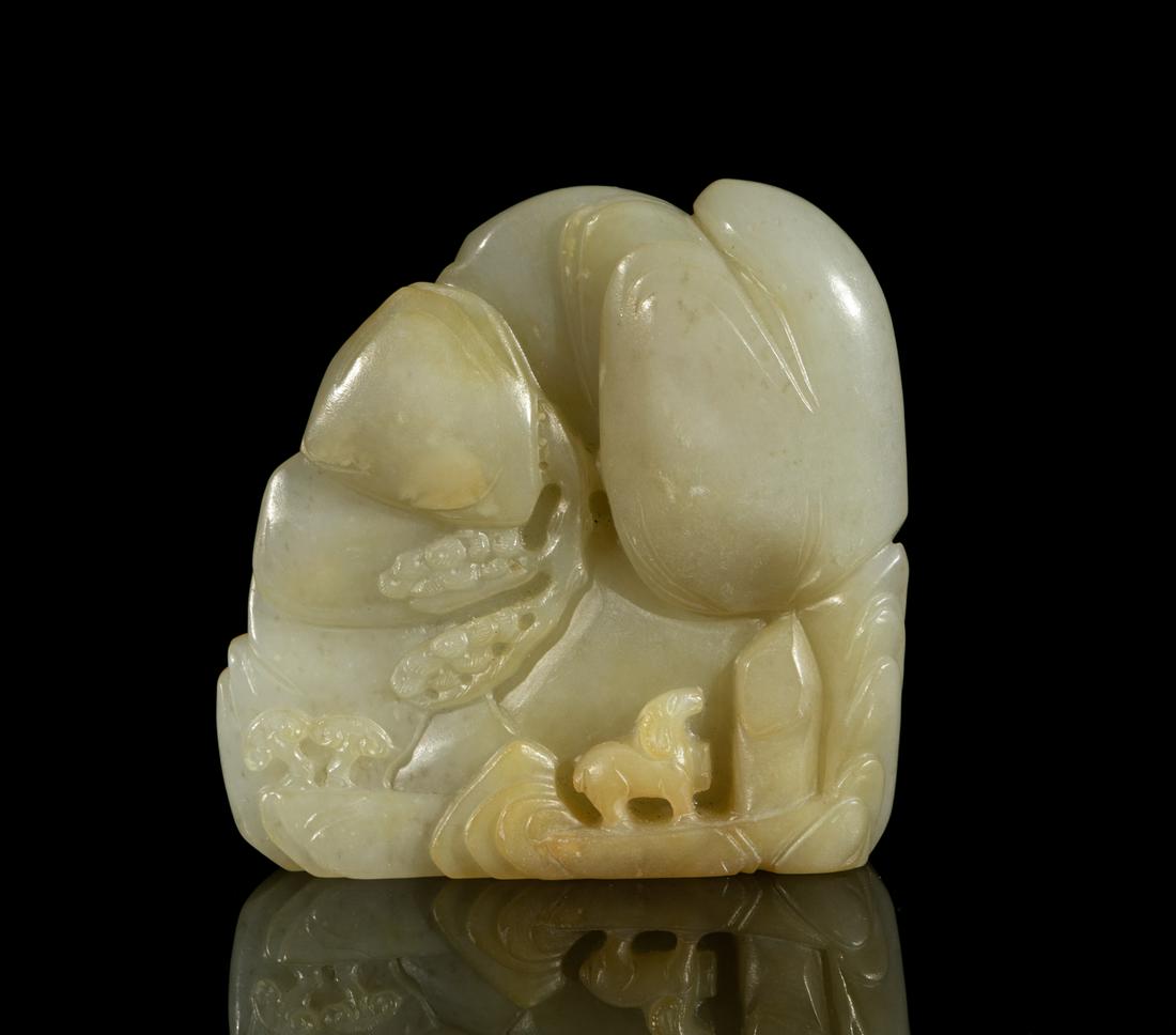 Chinese Russet Jade Table Sculpture (1 of 11)