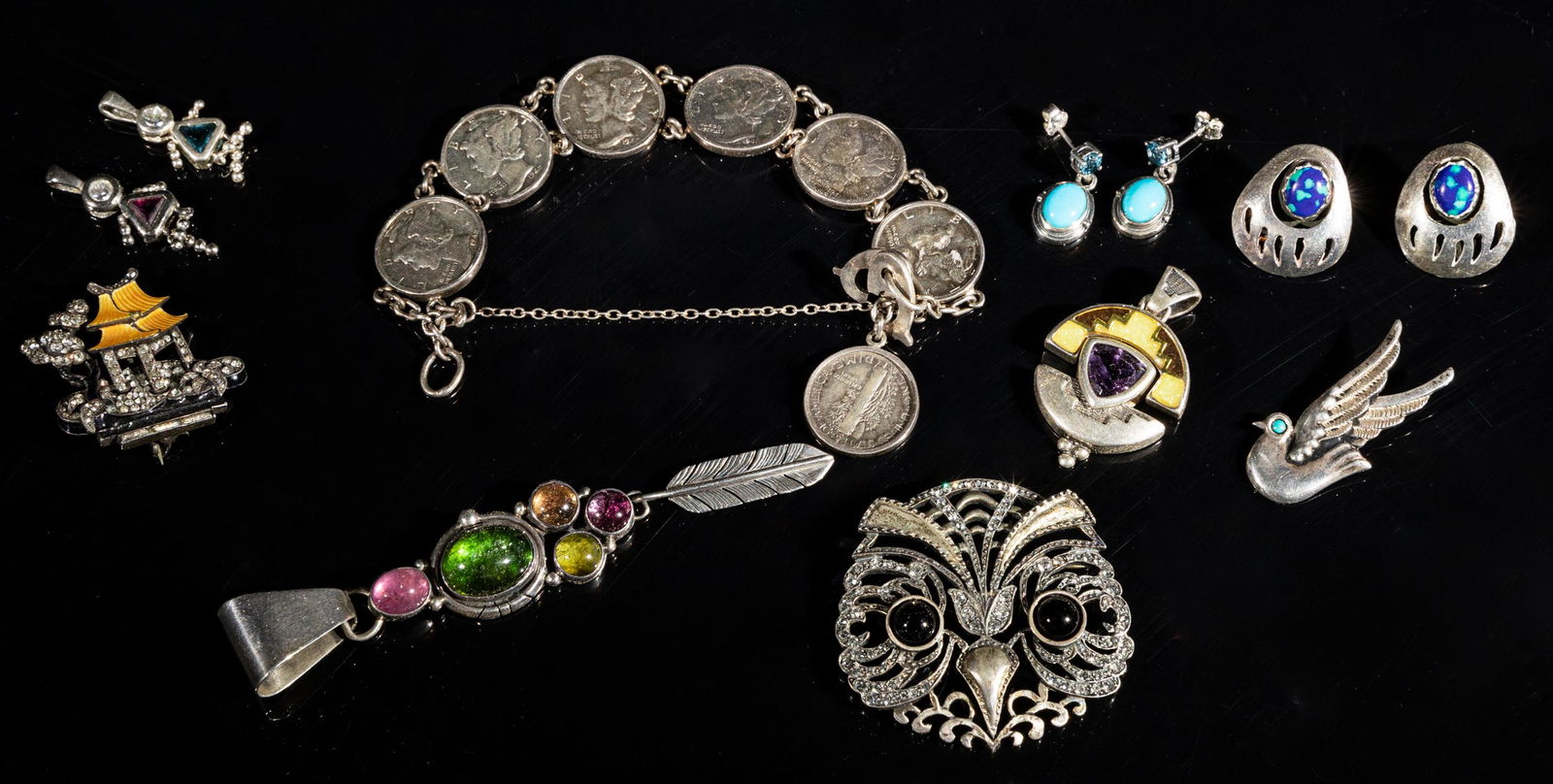 Native American & Mexico Silver Jewelry (1 of 14)
