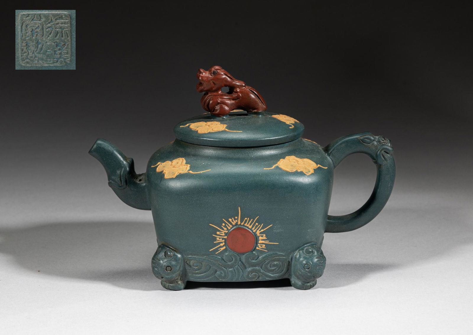 Special Form Chinese Yixing Zisha Tea Pot (1 of 14)